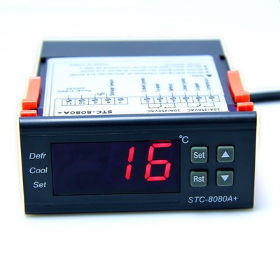STC-8080H+制冷自動定時化霜智能溫度控制器 英文版