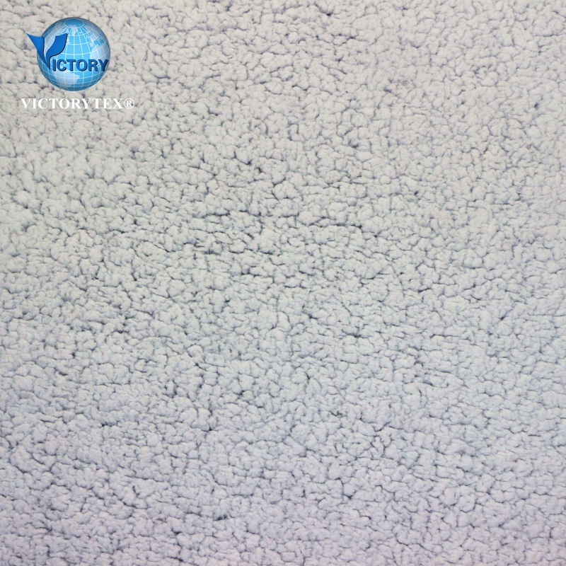 针织纬编摇粒起绒布背部满底印花舒棉绒双面羊羔绒梳棉绒舒棉绒布