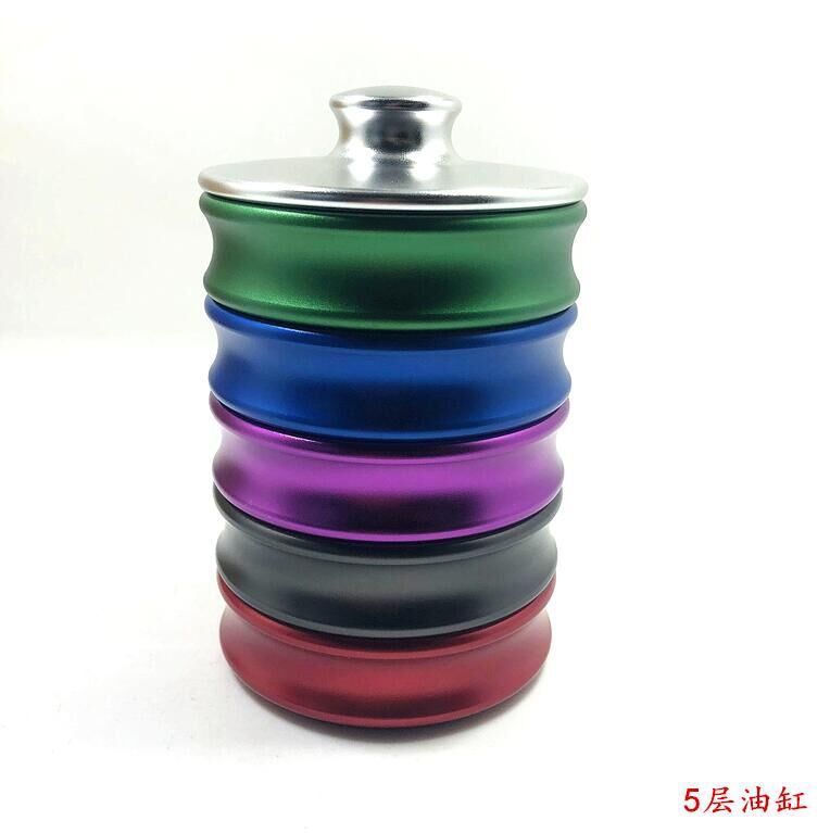 修表工具五层弧度铝合金 多层弧度洗油缸 汽油缸 清洗缸 金属油缸