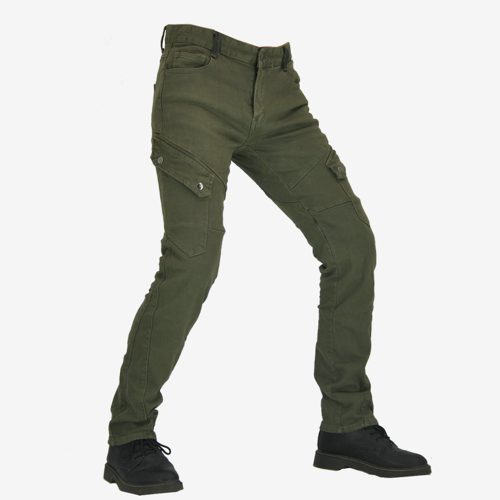 Directo de fábrica retro pantalones delgados pantalones vaqueros de la motocicleta al aire libre de los hombres pantalones pequeños pantalones de montar a prueba de caídas