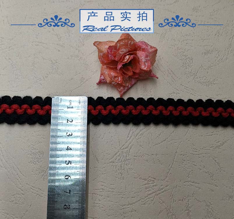 彩色毛线花边13