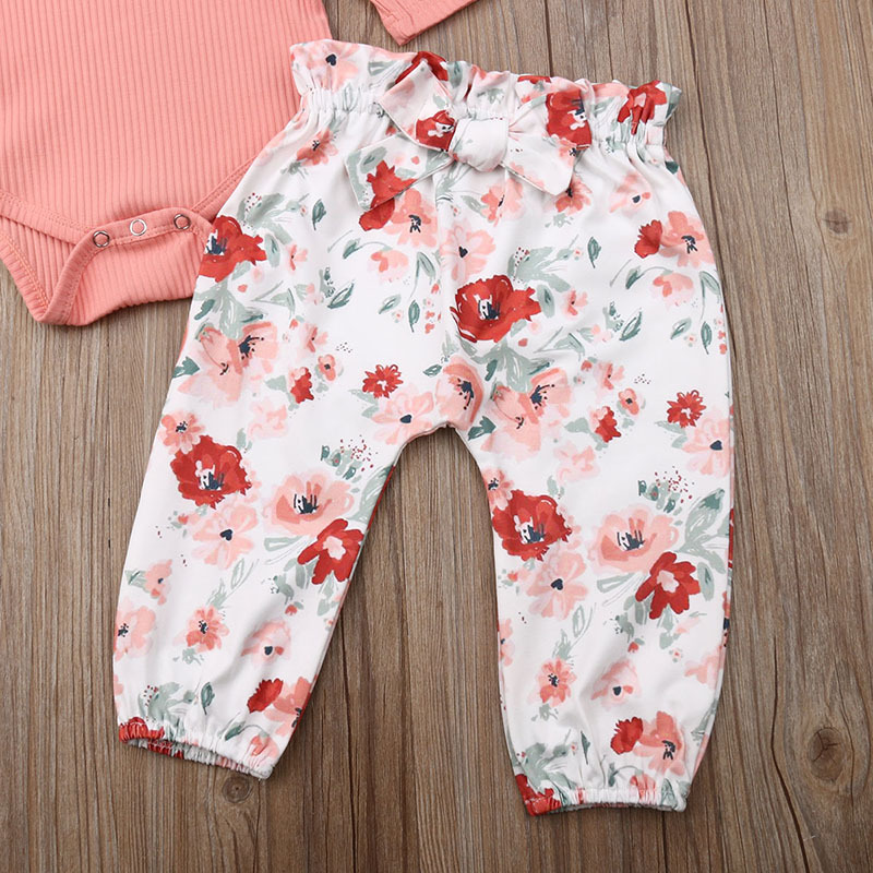 Baby Clothing Set Long-sleeved Romper Trousers Printing Fashion Baby 3-piece Set Autumn Baby Clothes display picture 6