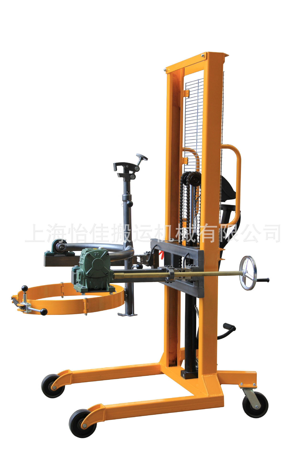 运输搬运设备 堆高车 油桶翻转倒料车（带称重）