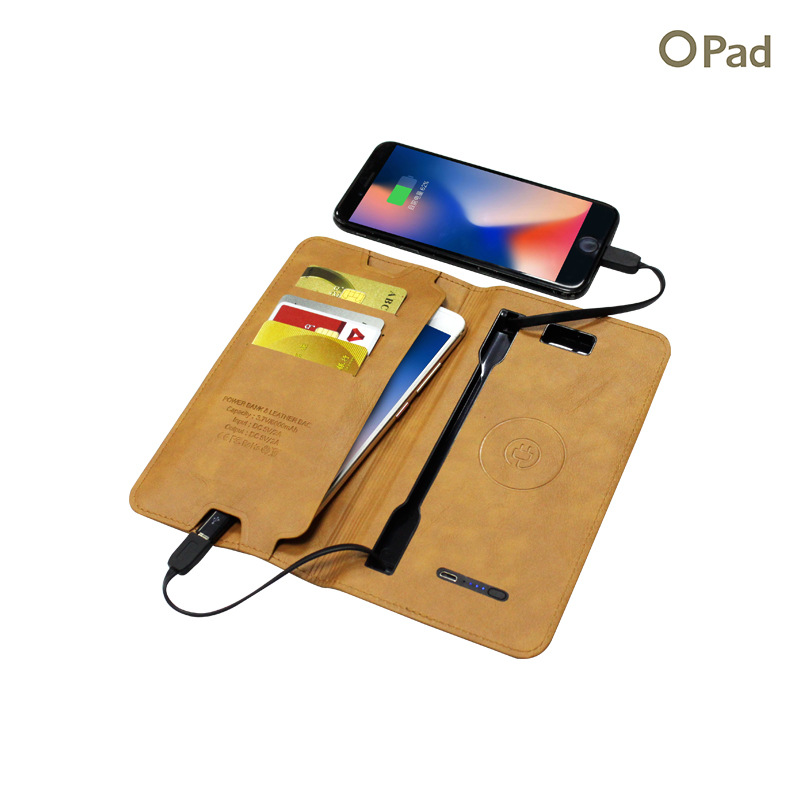 移动电源钱包 多功能无线充钱包充电宝 厂家直销|ru