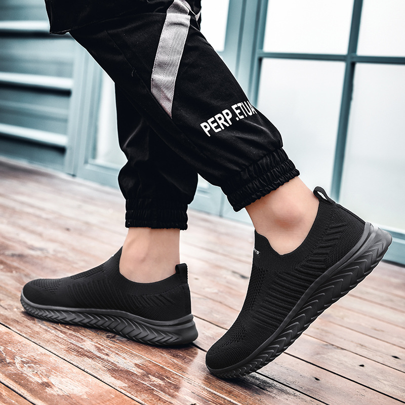 Men Leather Shoes Tennis Shoes Sneakers Synthetic Fabric Arch Support Breathable Slip Resistant Sneakers_voghion.com