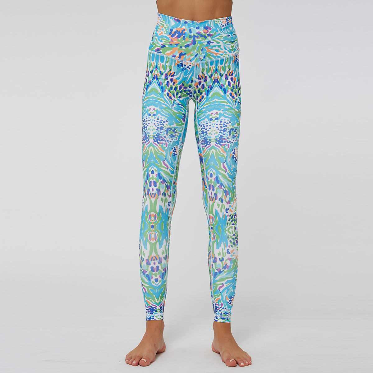 printing high-waist slim-fitting sports yoga pants NSNS47270