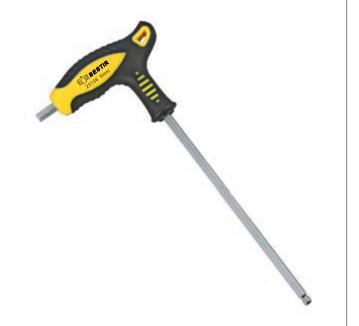 双色环保柄T型球头内六角,8mm /鹰之印