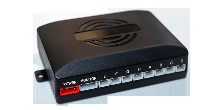 Whole Car Radar 8 Explores Crescent Voice Buzzer Front and Rear Integrated Parking Radar Led Small Crescent Reversing Radar