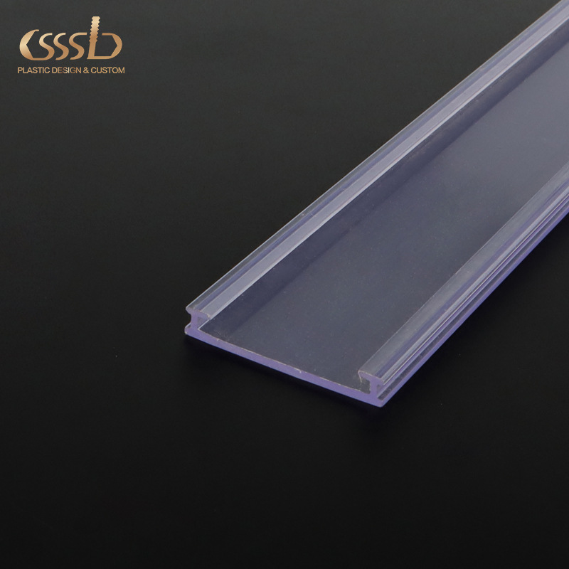 透明塑胶标签条标牌价格条双色共挤型材开模定制规格尺寸