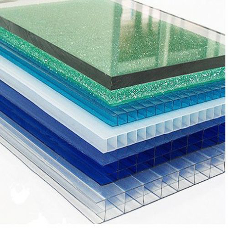 厂家直供遮阳棚PC耐力板  雨棚 车棚板 阳光房阳台户外防晒雨棚板