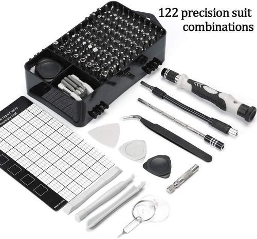 122-in-1 screwdriver tool set Apple mobile phone repair and disassembly tool multi-function manual screwdriver set