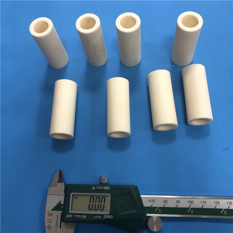氧化铝刚玉陶瓷保护管 耐温绝缘工业陶瓷套 电子机械陶瓷异形件