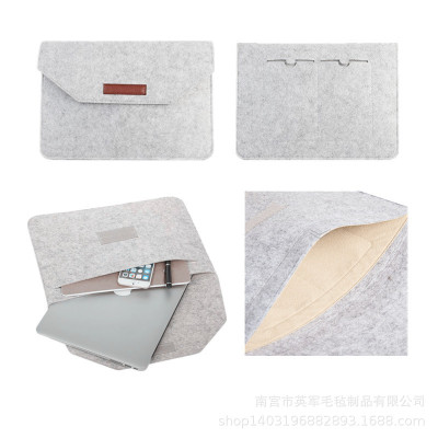 felt Laptop bag macbook air11.6 13.3 inch 15 Felt Sleeve ipad smart cover