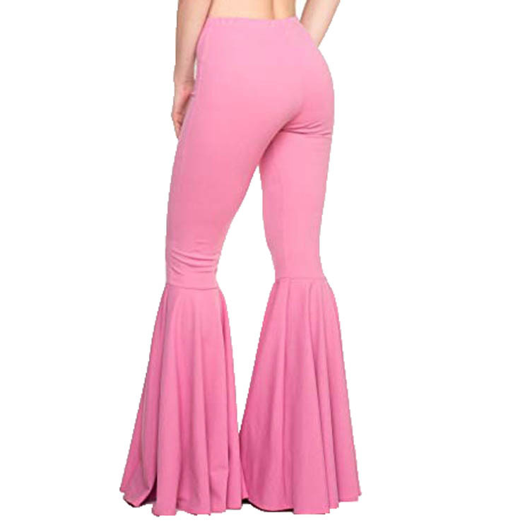 Vêtements pour femmes sirène grande taille taille haute slim élastique loisirs mode évasé YH8051_voghion.com