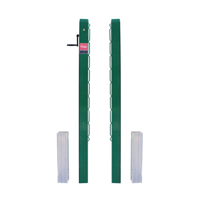 预埋式网球柱地埋式直插式铝合金材质网球场比赛中柱中心网柱网架|ms