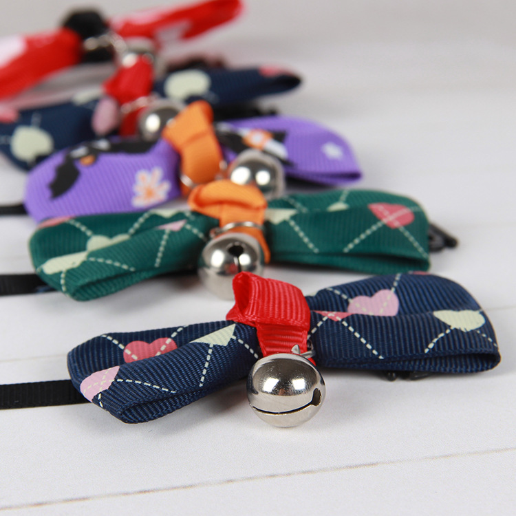 Fábrica directa de corbatas de mascotas collar de perro arco campana gatos corbatas productos de mascotas al por mayor