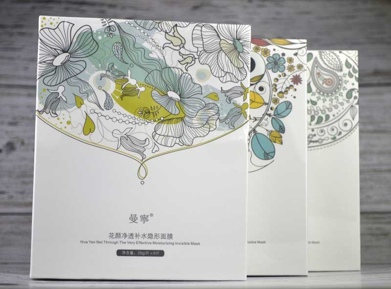 正品曼宁面膜 曼宁花颜净透补水隐形面膜 6片装/盒 厂家批发