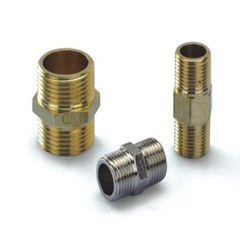 4分全銅雙外絲直接對絲6分短絲對接加長牙絲進水管接頭1寸管配件