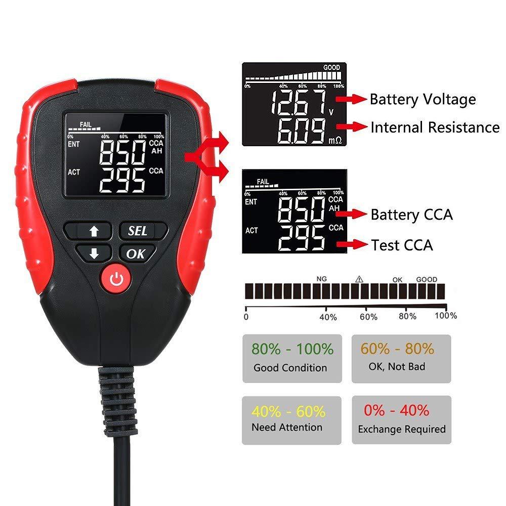 AE310 automobile 12V number Battery Battery Tester Tester Analyzer Electric vehicle Life resistance