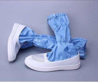 防静电鞋无尘工作鞋劳保鞋高筒靴网面透气防护鞋 pvc防滑鞋底批发|ms