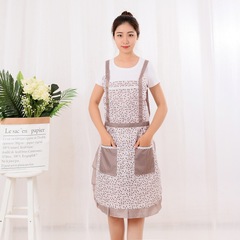 Factory Direct Sales Lace Edge Princess Thick Double Layer Waterproof Kitchen Apron Custom Gift Advertised Cover Dress
