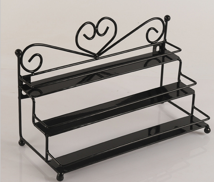 Esmalte de uñas de hierro forjado estante de brillo de labios