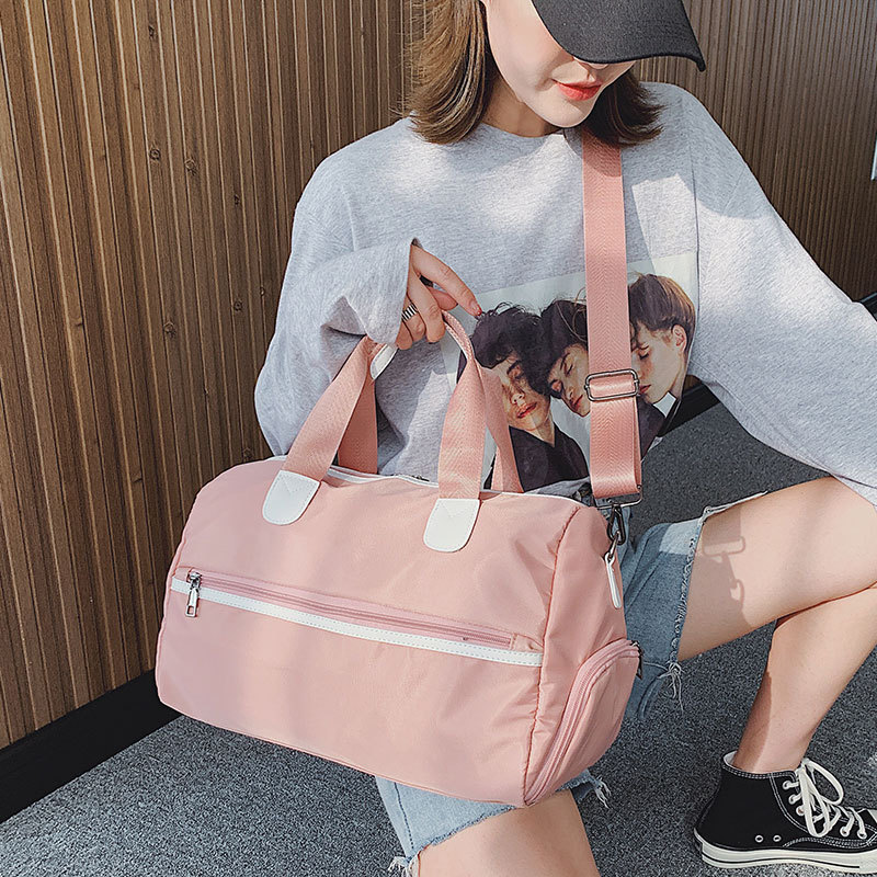 厂家直销健身包 新款户外防水旅行包 干湿分离运动健身瑜伽包女