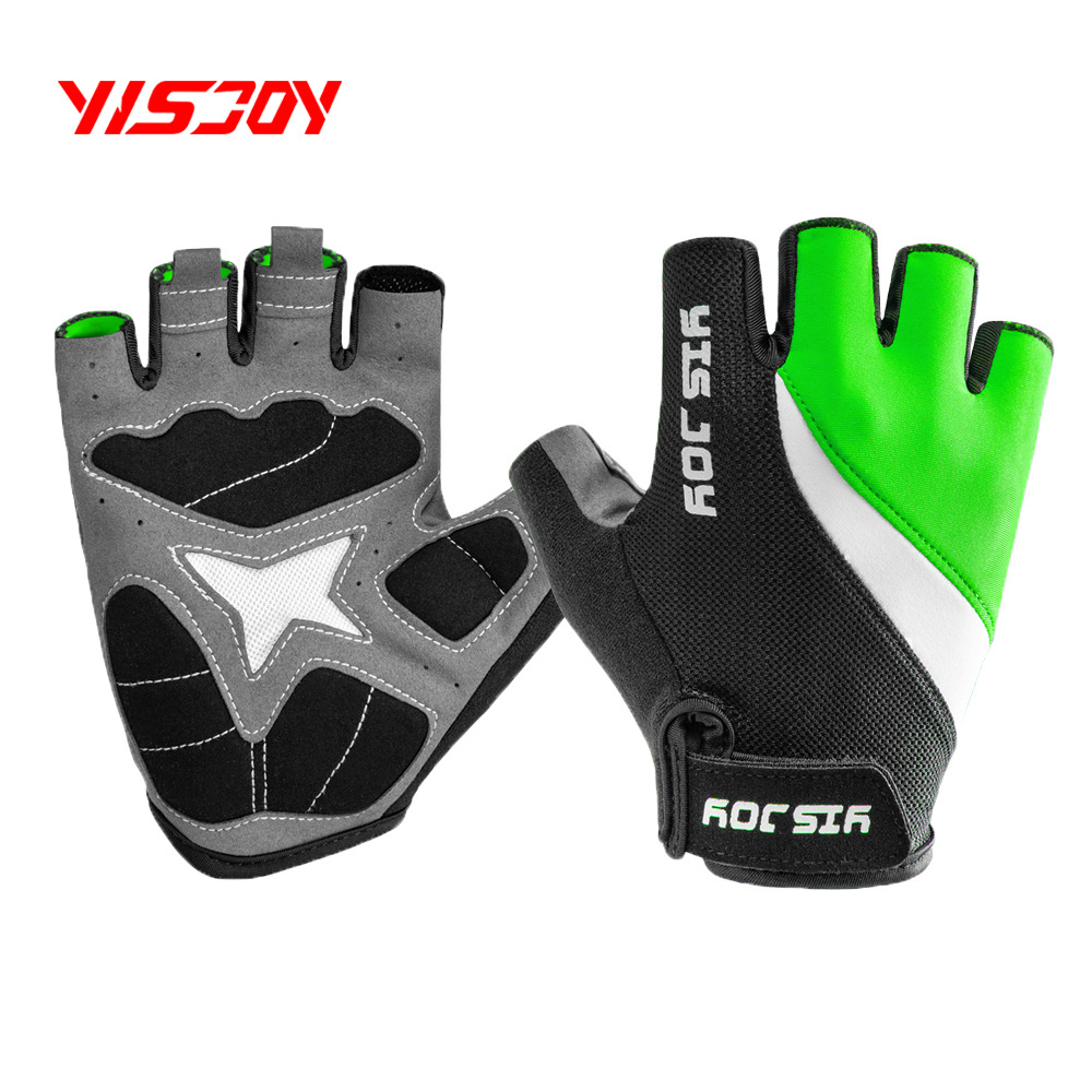 YISJOY路跃 骑行运动手套半指 自行车骑行装备 户外 跨境货源