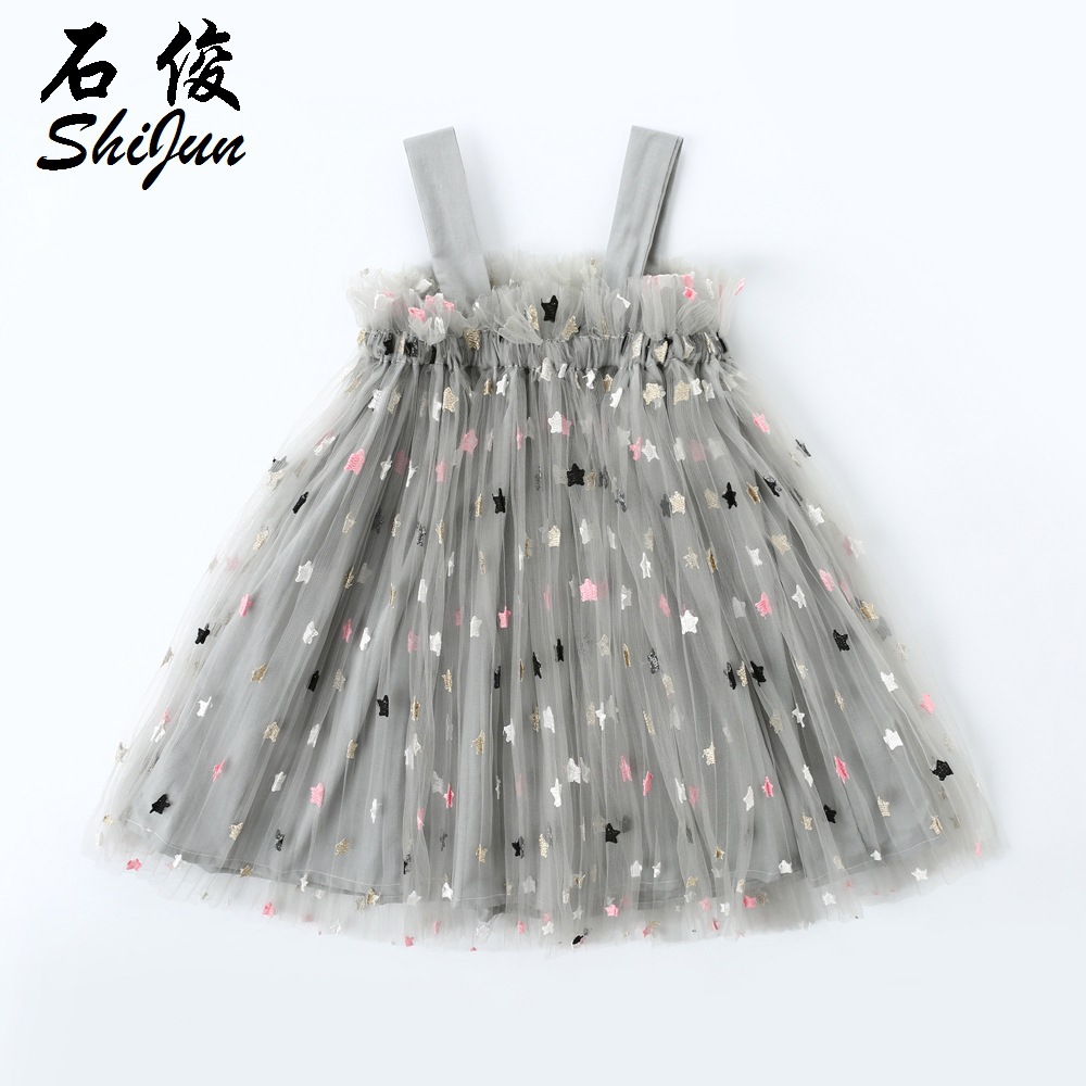 夏季新款女童網紗連衣裙 韓版小女孩公主裙 Baby Girls Dress