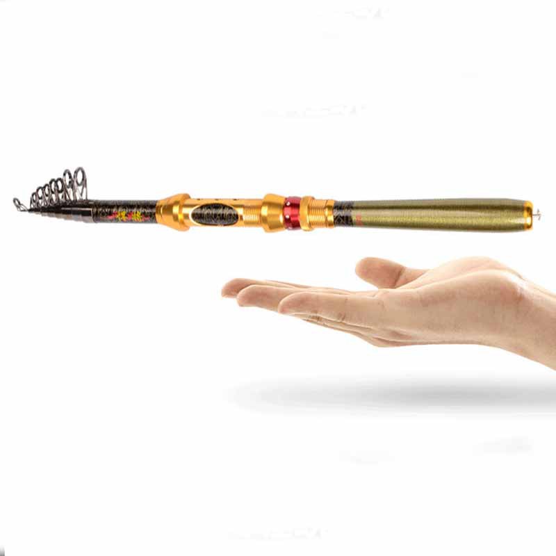 Carbon Super-hard Ultra-short Mini Portable Telescopic Lure Rod, Gear, Fishing Wholesale, Sea Rod_voghion.com