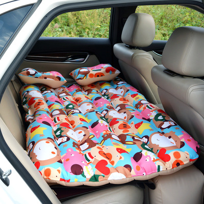 車載充氣床後排轎車旅行suv通用氣墊床汽車成人兒童床墊睡覺床墊