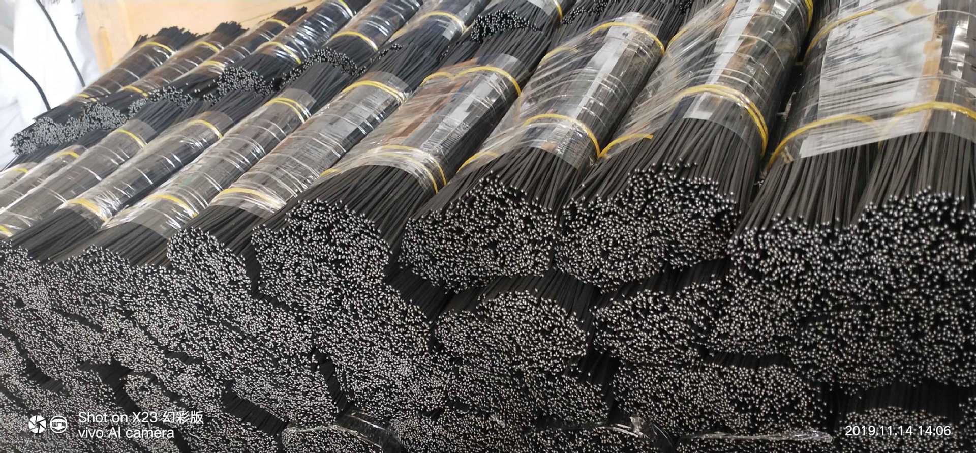 厂家直供0.75MM黑扁电镀锌扎丝捆绑线30公分