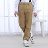 2019 Autumn New Boy Add poil children cotton-padded trousers Elastic Korean Edition keep warm Casual pants Children's clothing