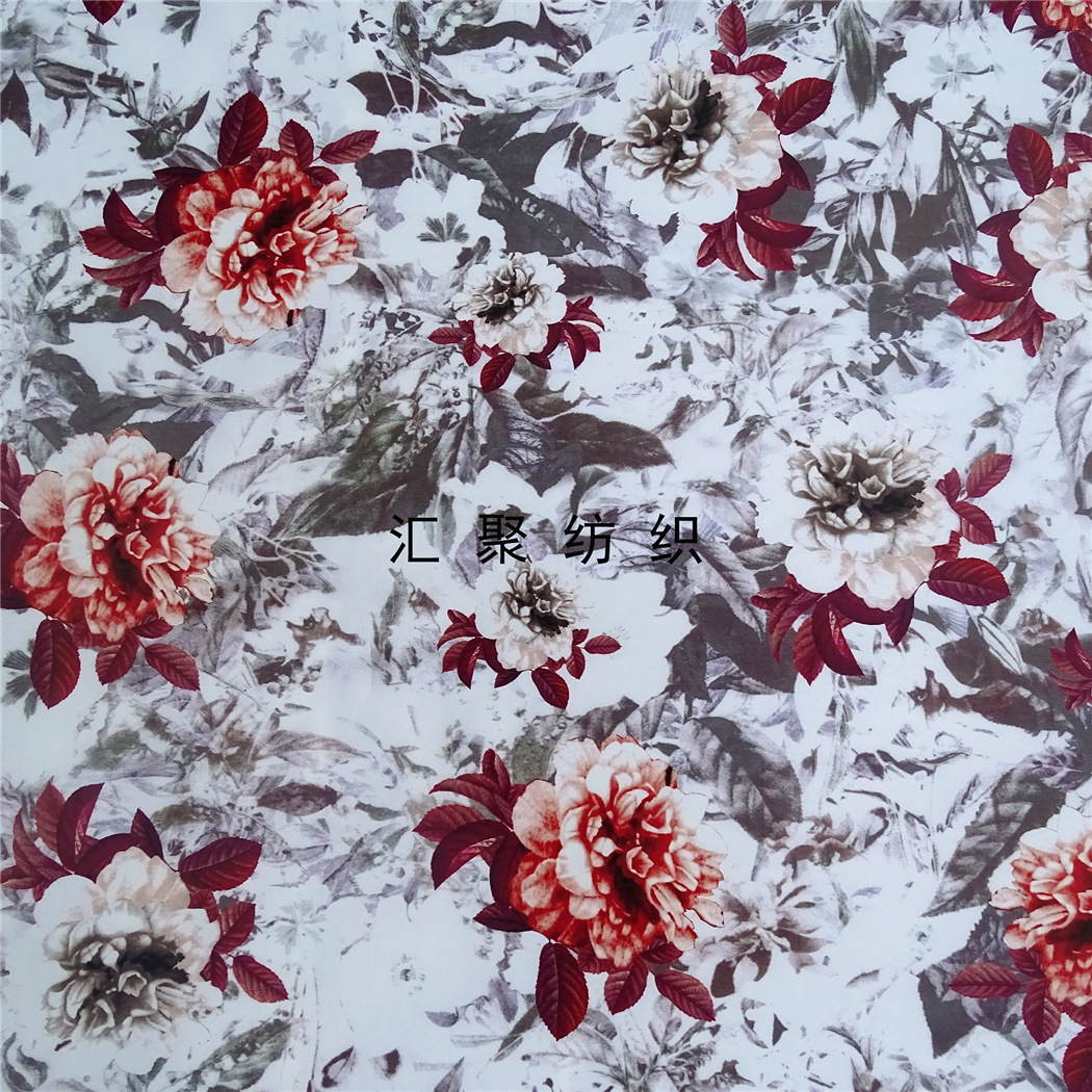 新皮革印花 喷墨/直喷数码印花 油墨印花 油墨印花 满版花朵印花