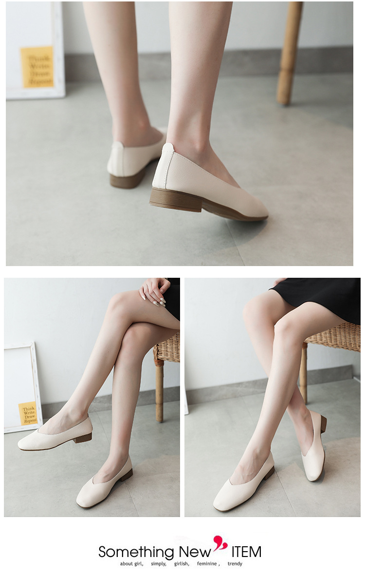 Women's Flat Shoes - Black