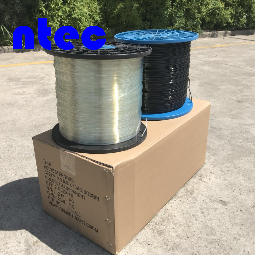 供应聚酯塑钢线 赛刚线托膜线温室大棚 养殖用线 可替代钢丝2.2mm