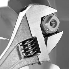 Manufacturer wholesale adjustable wrench 8-inch multi-purpose adjustable manual flexible forging adjustable wrench hardware tool