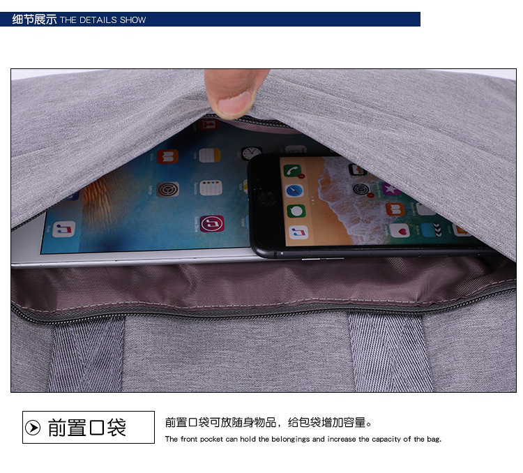 Wholesale of laptop bags with logo customization, portable inner bag, 14/15.6-inch ultra-thin briefcase for men undefined