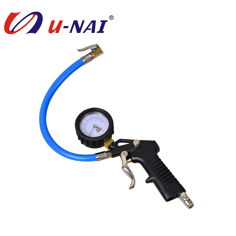 厂家直供轮胎 打气枪加工定制 充气放气胎压表轻便