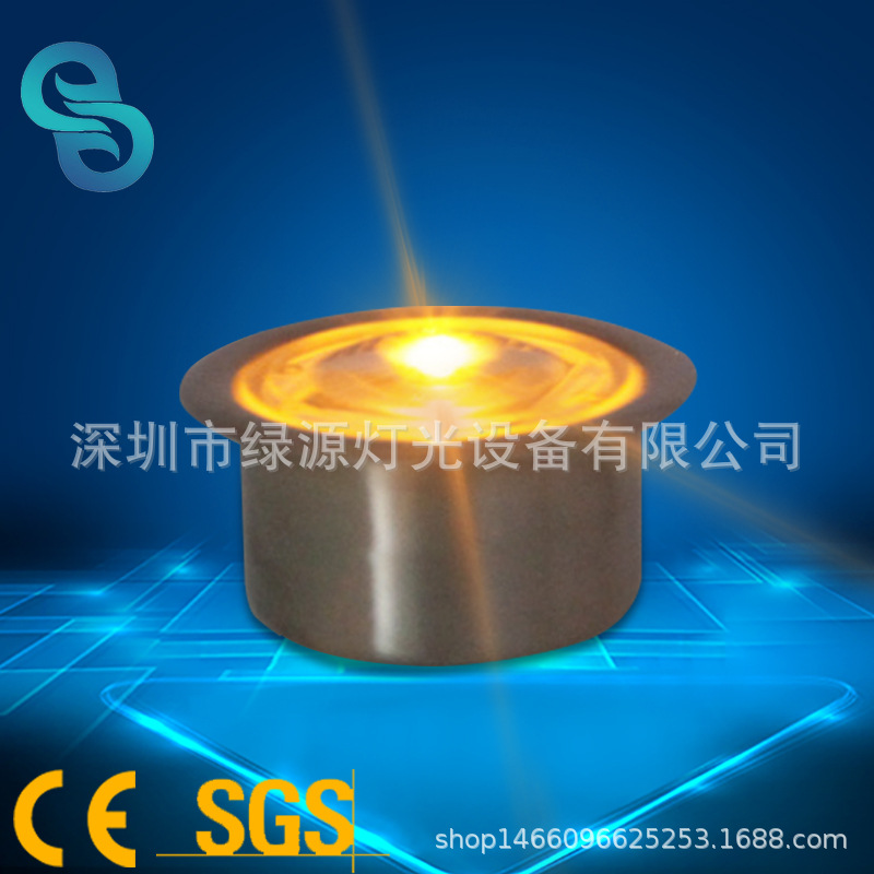 新款太阳能呼吸灯 太阳能七彩小地灯 草坪花园庭院地埋灯|ru