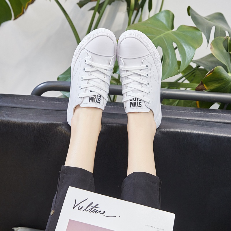 CCVV小白鞋女2019年春季新款韩版百搭平底板鞋休闲女鞋女鞋  代发|ms