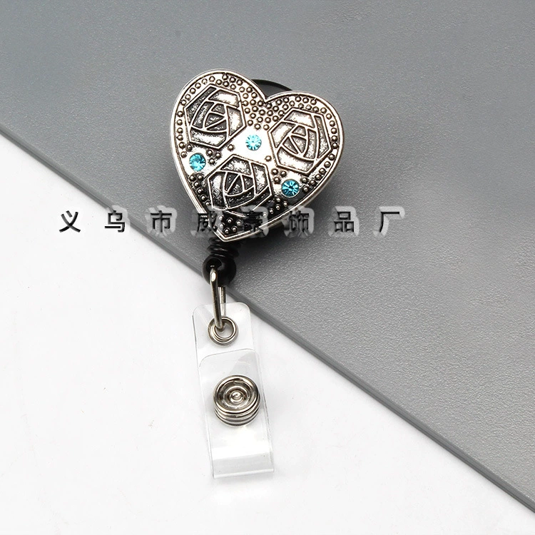 Кросс-бордер прямые поставки ретро персиковое сердце сак Diamond карман простой вытаскивать телескопическую застежку карманом