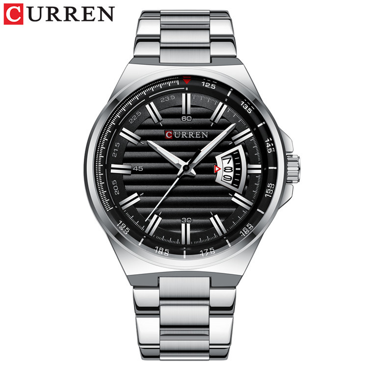 CURREN carryan 8375 reloj de hombre Reloj de hombre de acero inoxidable popular europeo y americano reloj de cuarzo impermeable casual image 8