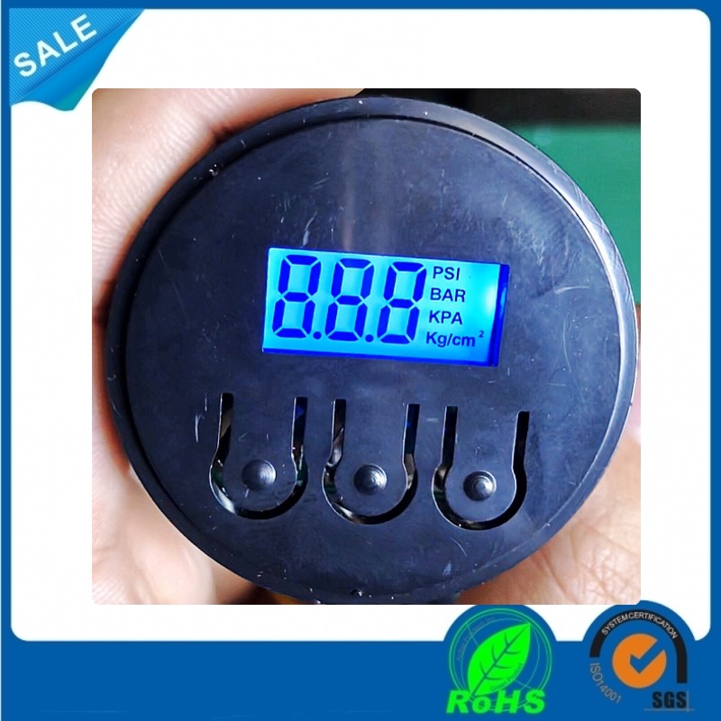 液晶屏厂家生产打气泵LCD段码屏数显车载充气泵LCD液晶显示屏