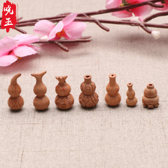 Factory supply Tao wood gourd, Fu character gourd, lotus gourd, straight hole gourd, crooked gourd, hanging ornaments, accessories
