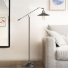 American style Retro Industry Floor lamp Northern Europe Long Arm Go fishing Rocker a living room Bedside Iron net ins