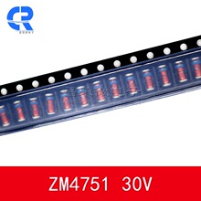 ZM4751 30V ��Ƭ��ѹ������ 30V 1W���� LL-41 Բ����