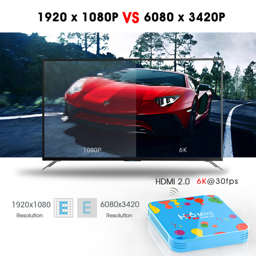 TV Box H96 Android 9 4GB + 128GB 6K - Ref 3424430 Image 23