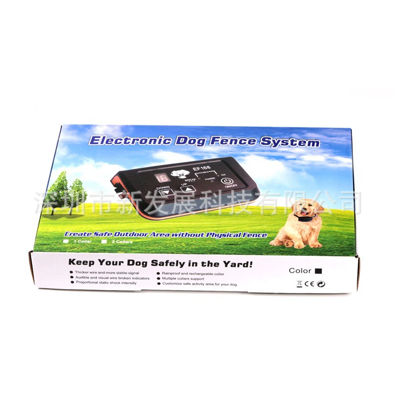 Amazon Cross Border Pet Dog Многофункциональный проводной Электронный забор Ошейник для домашних животных Дрессировка собак