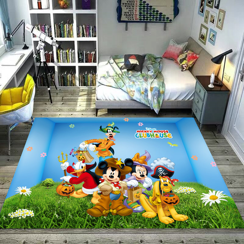 客厅卧室印花地毯地垫进门门垫浴室厨房脚垫广告垫LOGO图案定制|ru